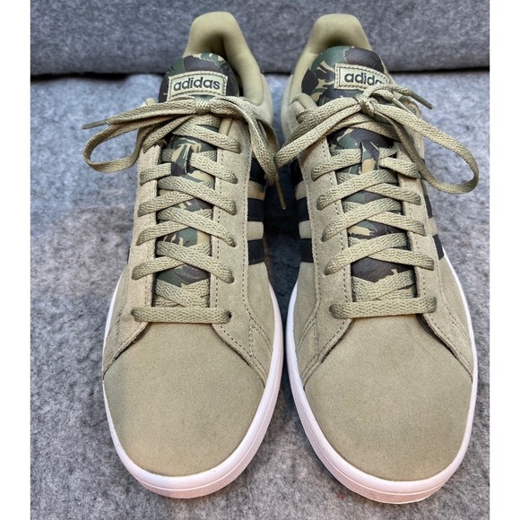 Adidas Grand Court Orbit Green Camo Accent Men's Sneakers Tennis‎ Shoes 12 - Picture 5 of 9